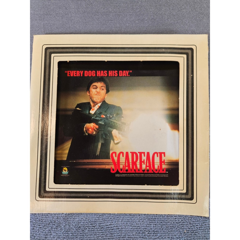 Vintage 2003 Scarface Every Dog Has His Day Tony Montana Heat Transfer Print